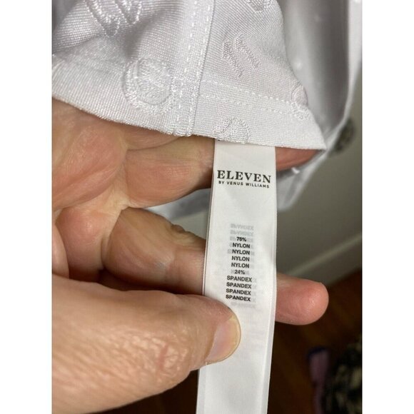 EleVen by Venus Williams Break Point Zip Jacket white size medium. MSRP $128 - Picture 7 of 7
